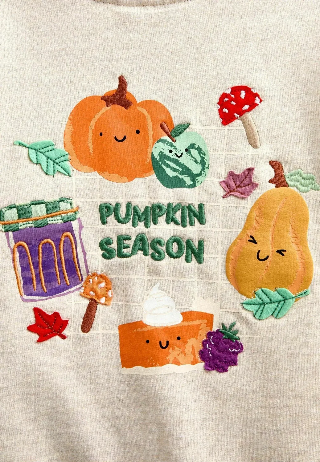 Толстовка с аппликацией - толстовка Jojo Maman Bébé, Natural Pumpkin — фото 3