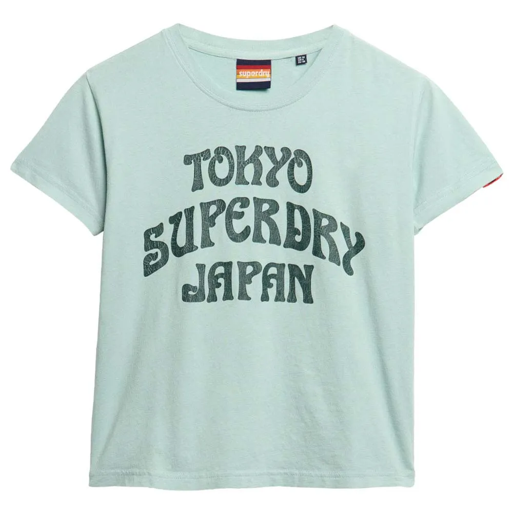 

Футболка с коротким рукавом Superdry Surf Logo, зеленый
