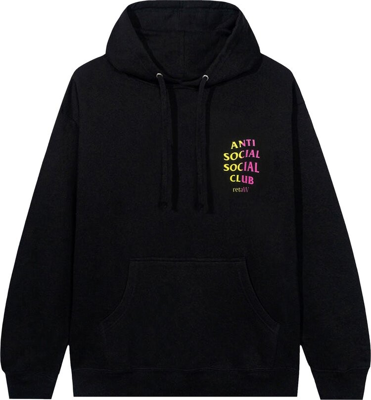 

Худи Anti Social Social Club x retaW Hoodie 'Black', черный