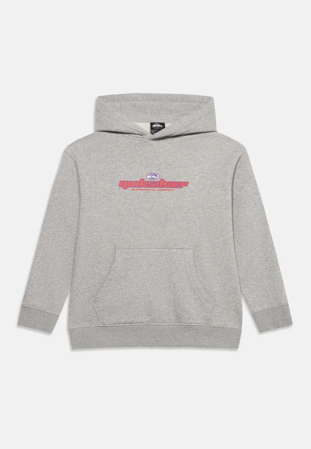 Худи с графическим принтом - худи Quiksilver, Light Grey Heather — фото 3