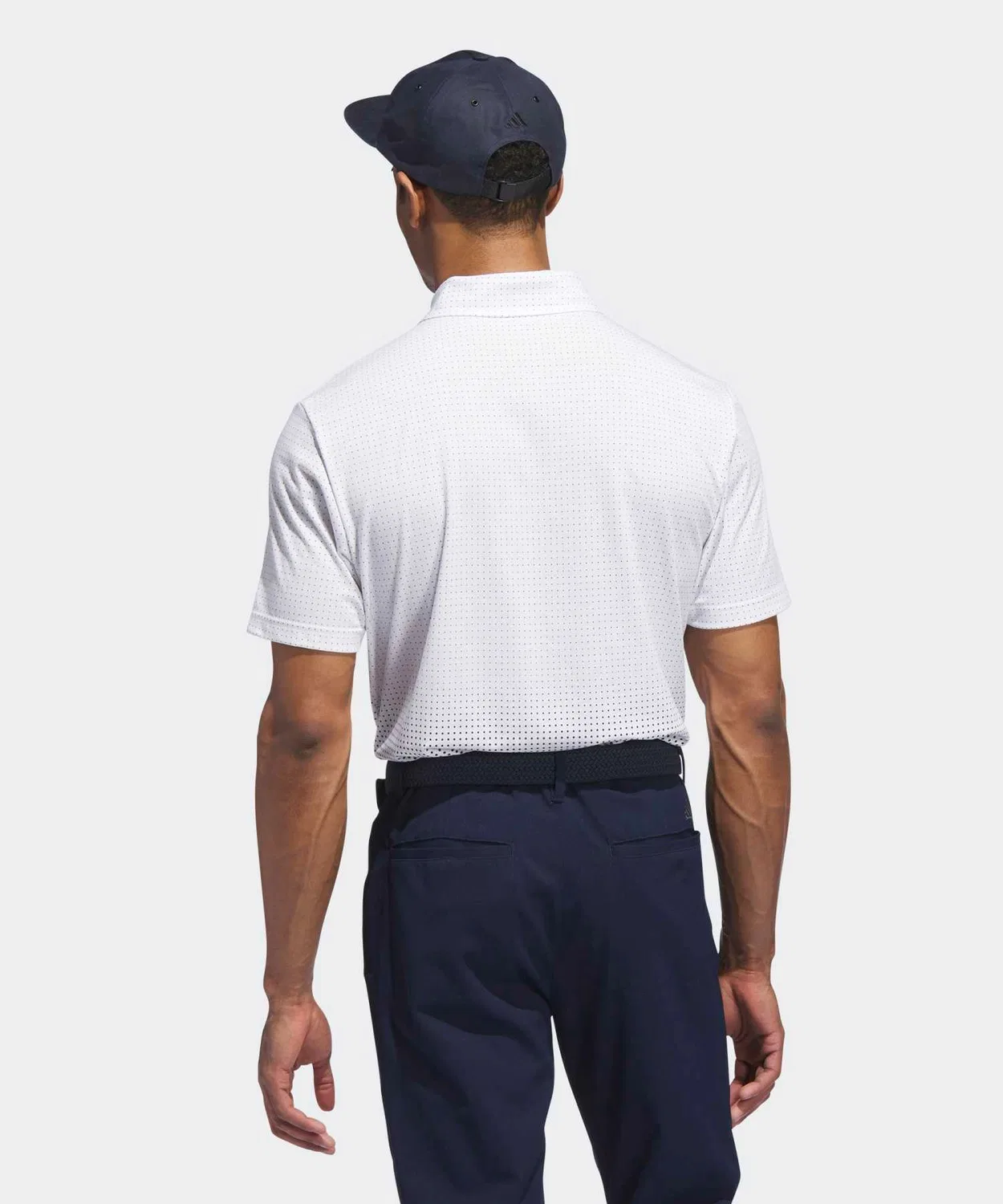 Мужское поло с принтом GO-TO PRT POLO Adidas, Белый — фото 2