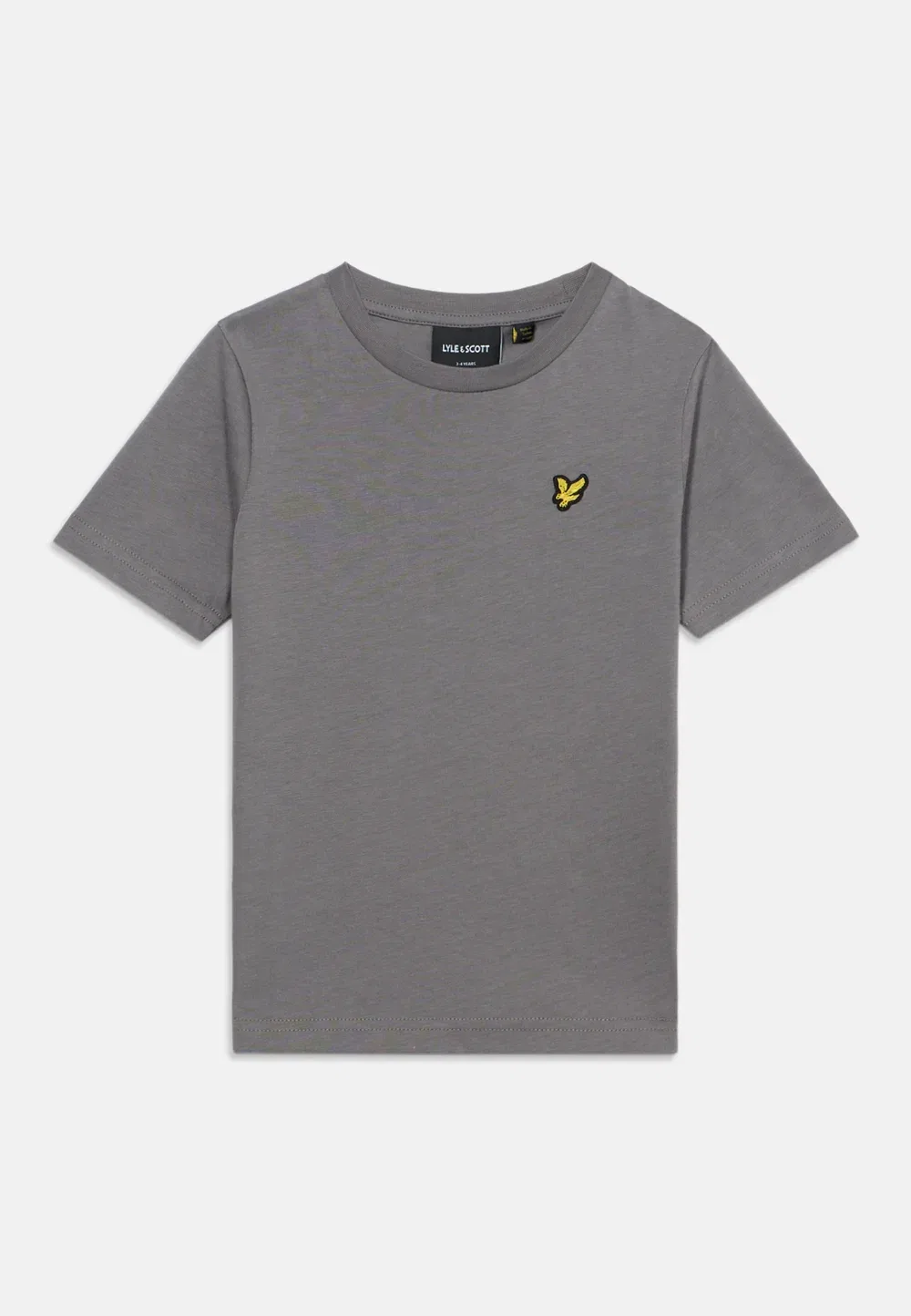 Простая футболка унисекс - базовая модель Lyle & Scott, Mid Grey