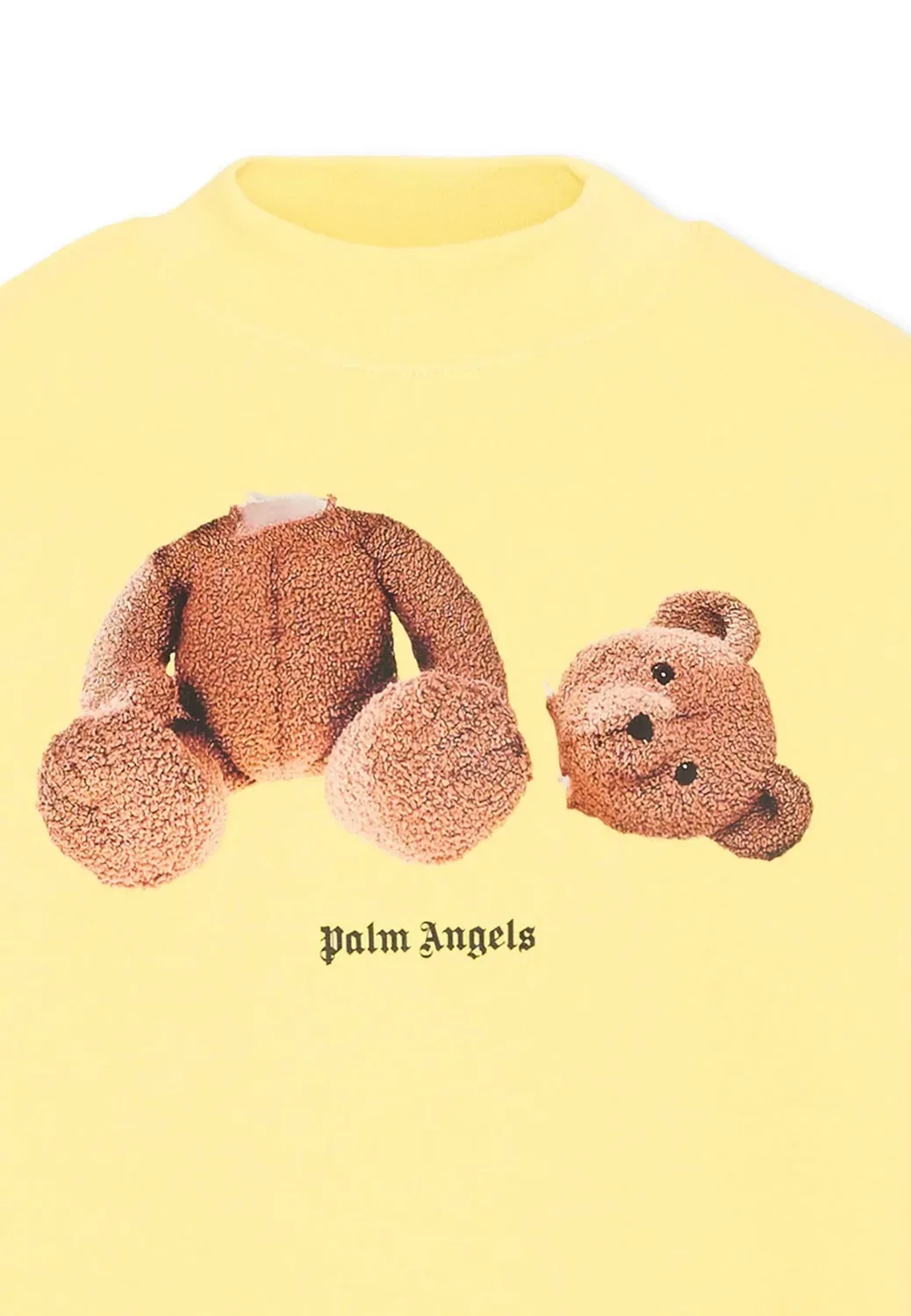 Толстовка Felpa унисекс Palm Angels, Yellow — фото 3