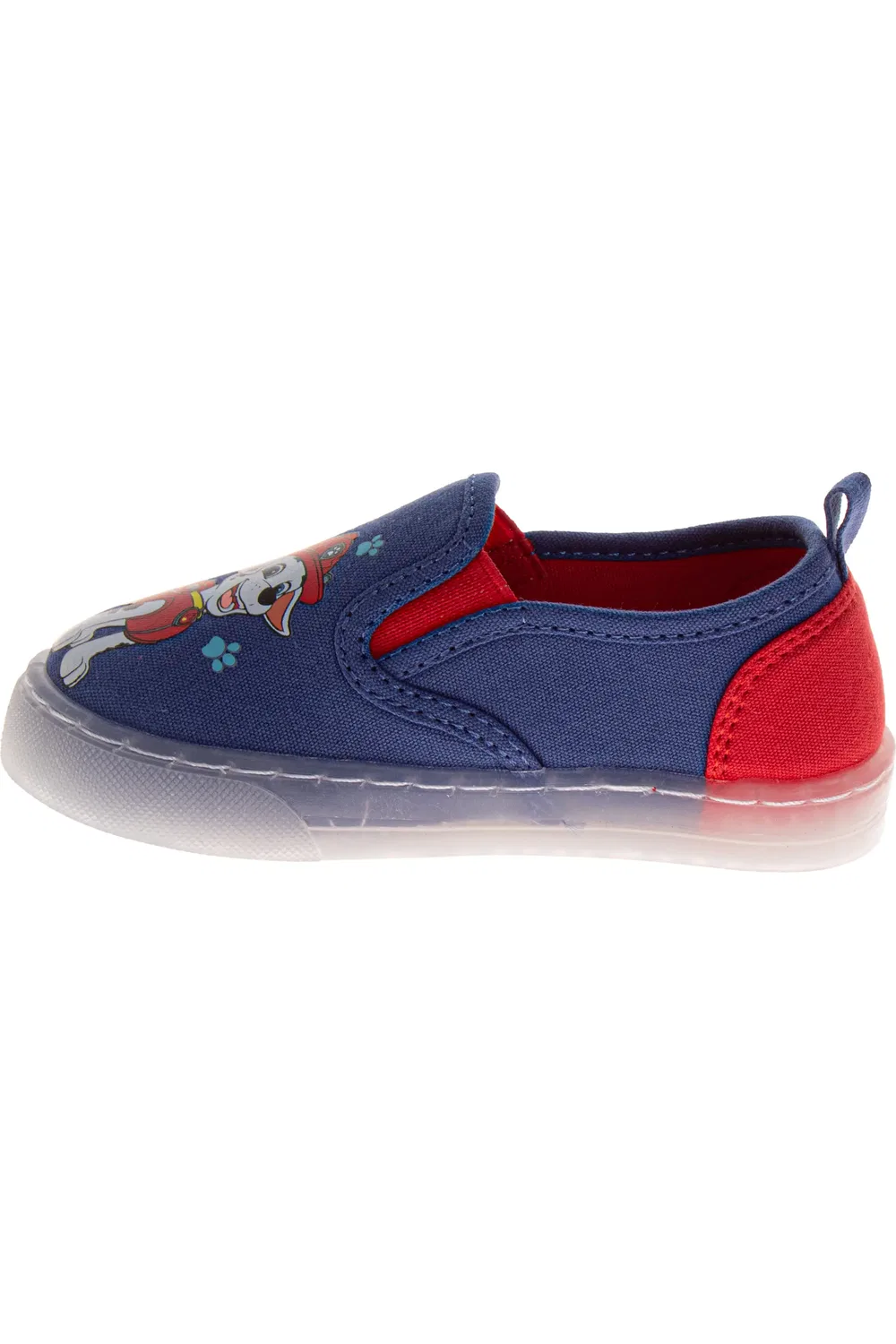 Детские кеды slip-on с персонажами Paw Patrol Nickelodeon, синий красный — фото 4