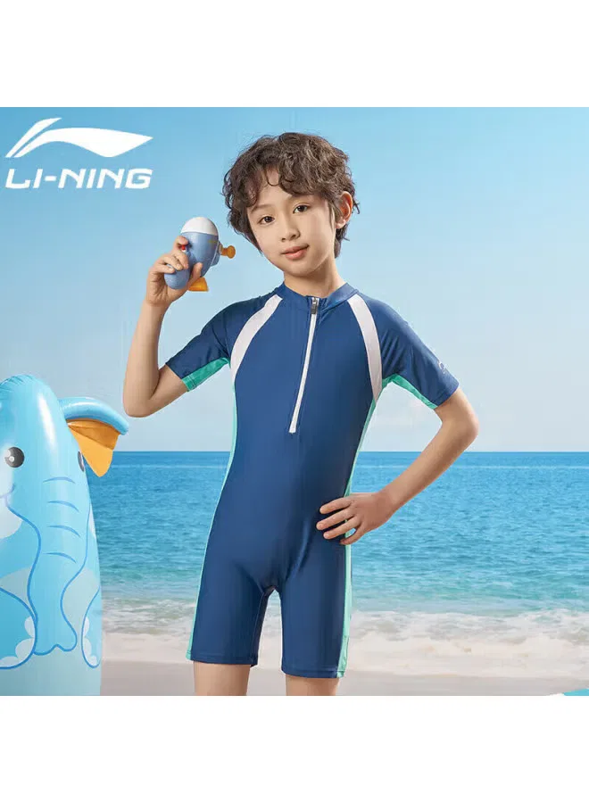 Купальник детский слитный Li-Ning, синий