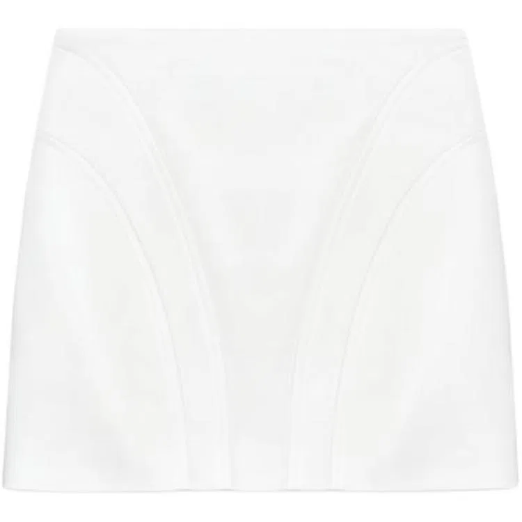 Женская короткая юбка Casual ZARA, Frosted White