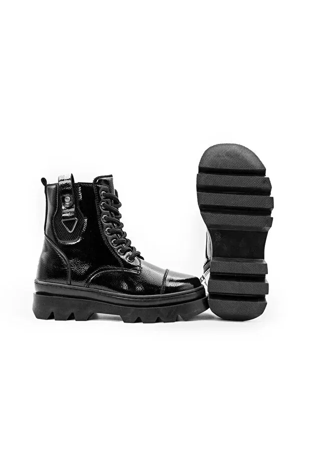 Детские ботинки для девочек с водоотталкивающим покрытием Bornay, Black 10