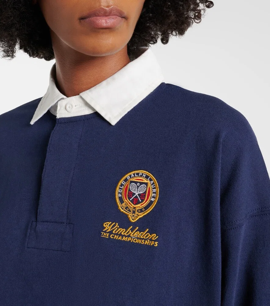 Хлопковая толстовка Wimbledon Polo Ralph Lauren, синий — фото 3
