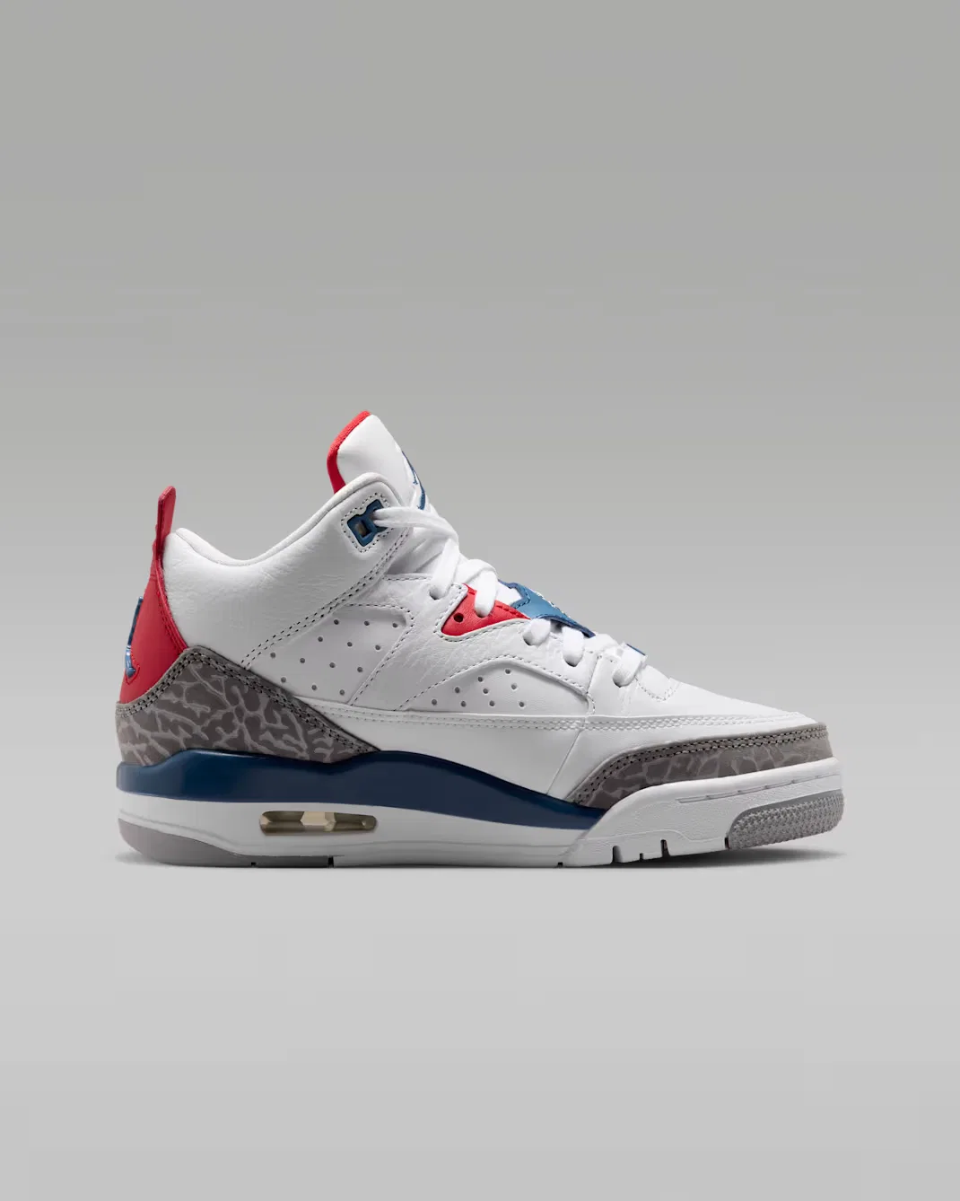 Кроссовки для детей постарше Jordan Son of Mars Low, White/Varsity Red/Light Smoke Grey/True Blue — фото 3