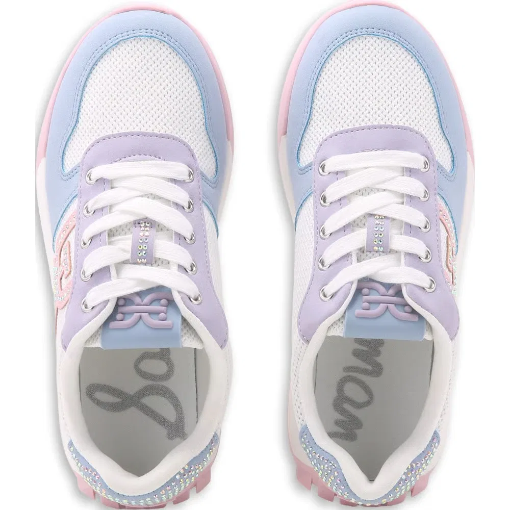 Детские кроссовки Lenny Lee Sam Edelman, Pink/Purple Multi — фото 4