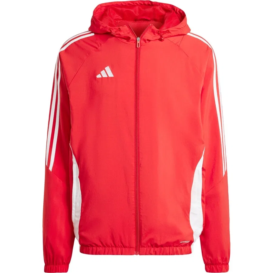 Ветровка с длинным рукавом Performance Tiro 24 adidas, Красно-белый — фото 3