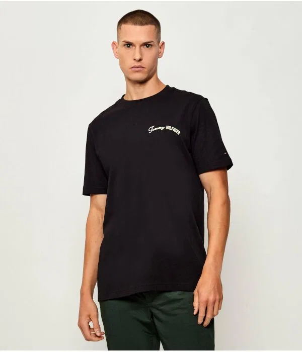 Мужская футболка с круглым вырезом American Classics Tommy Hilfiger, черный