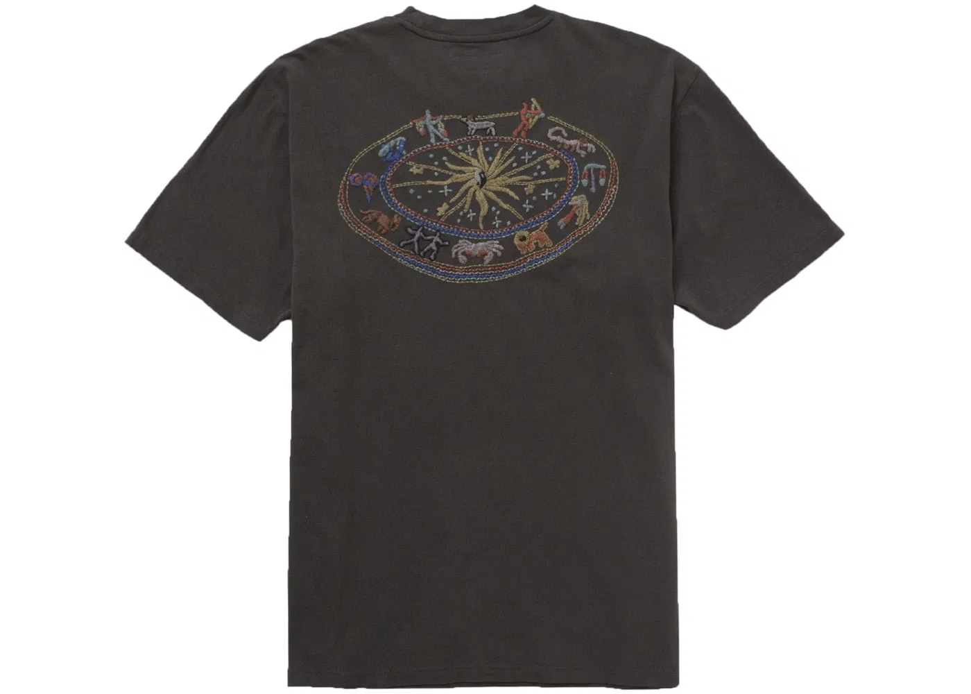 Мужская футболка с принтом Supreme Zodiac S/S Top, Black