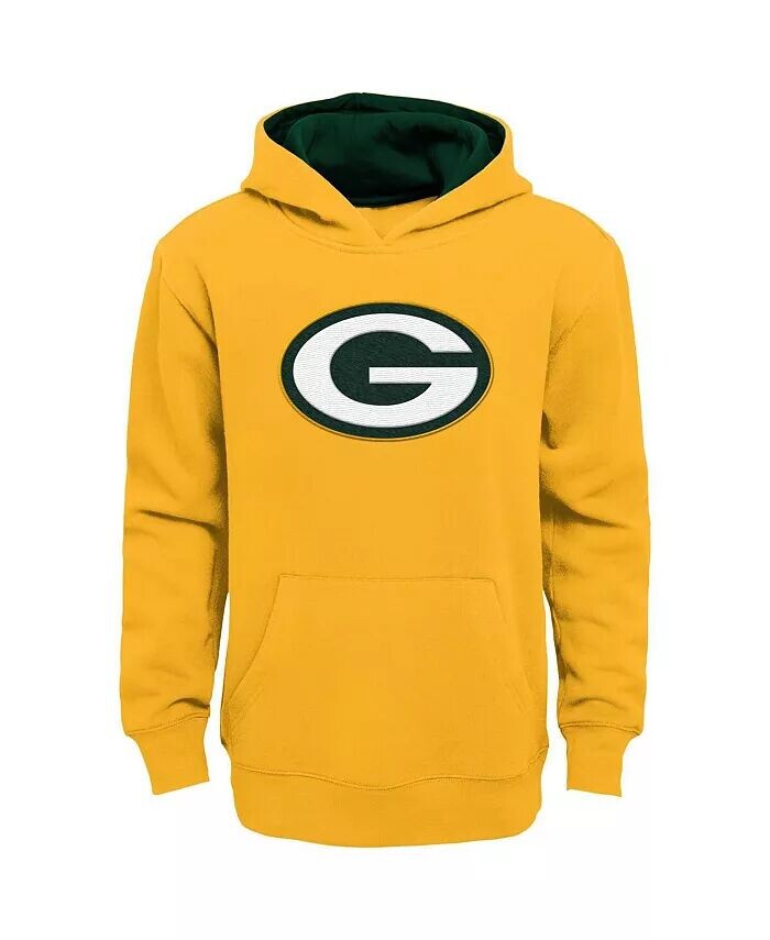 

Толстовка с капюшоном Big Boys Gold Green Bay Packers Prime Outerstuff, золотой