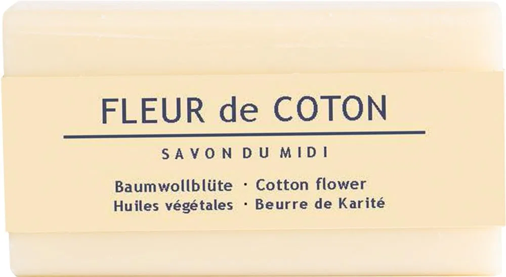 Твердое мыло с маслом ши Fleur de Coton, Savon du Midi, 1200 г
