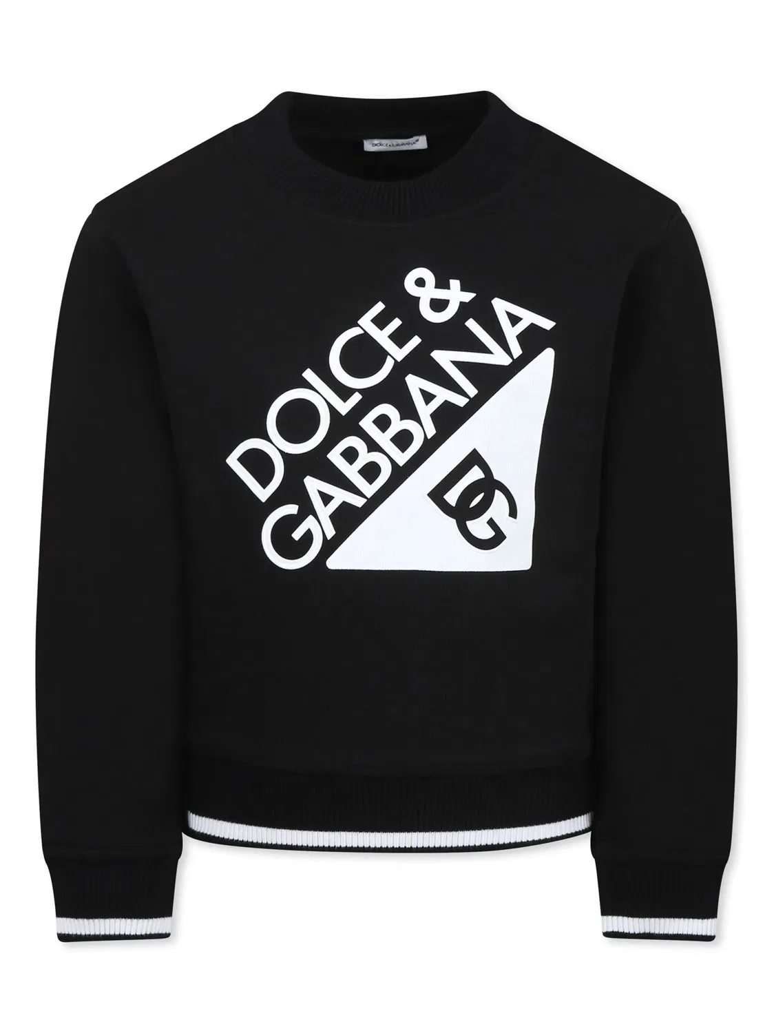 Dolce & Gabbana Свитшот с логотипом черного цвета