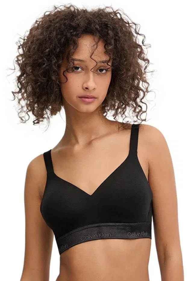 Женский бралет с V-образным вырезом Calvin Klein, Black