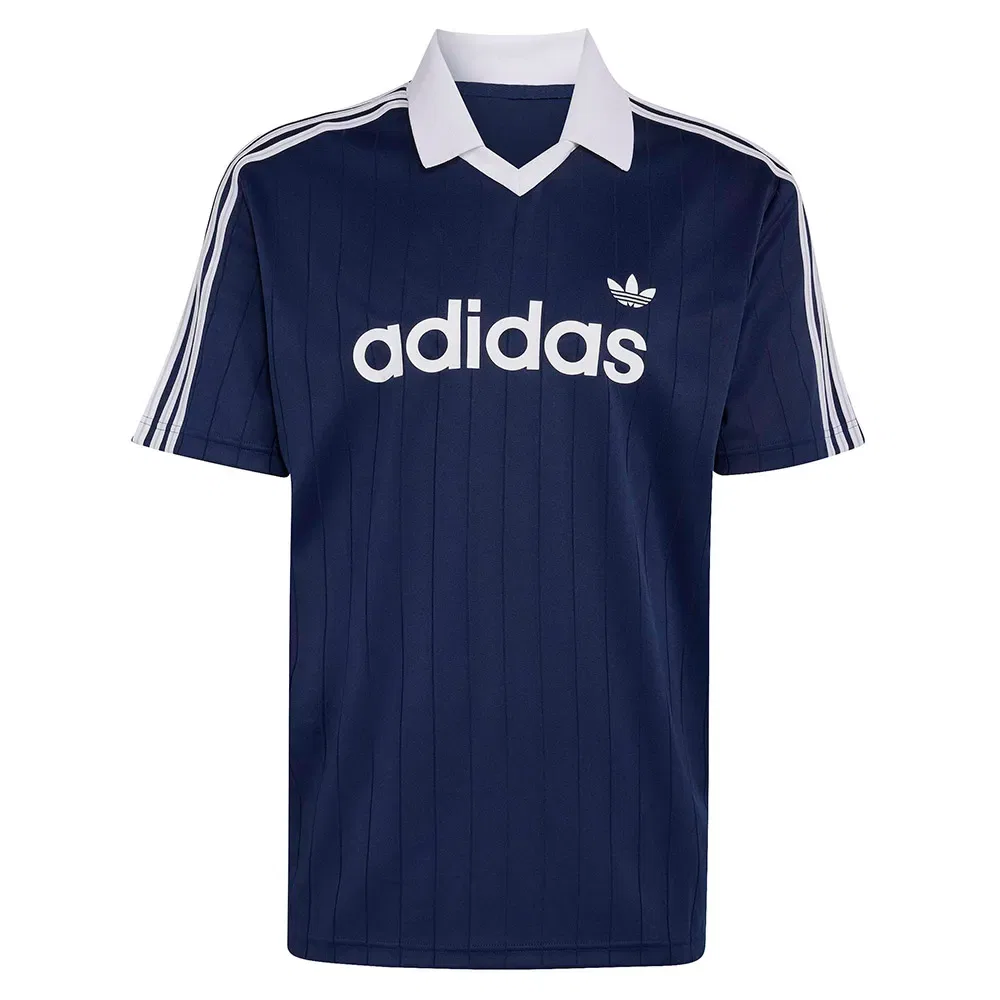 Мужская футболка с V-образным вырезом Drop Needle Jersey Adidas Originals, Blue — фото 3