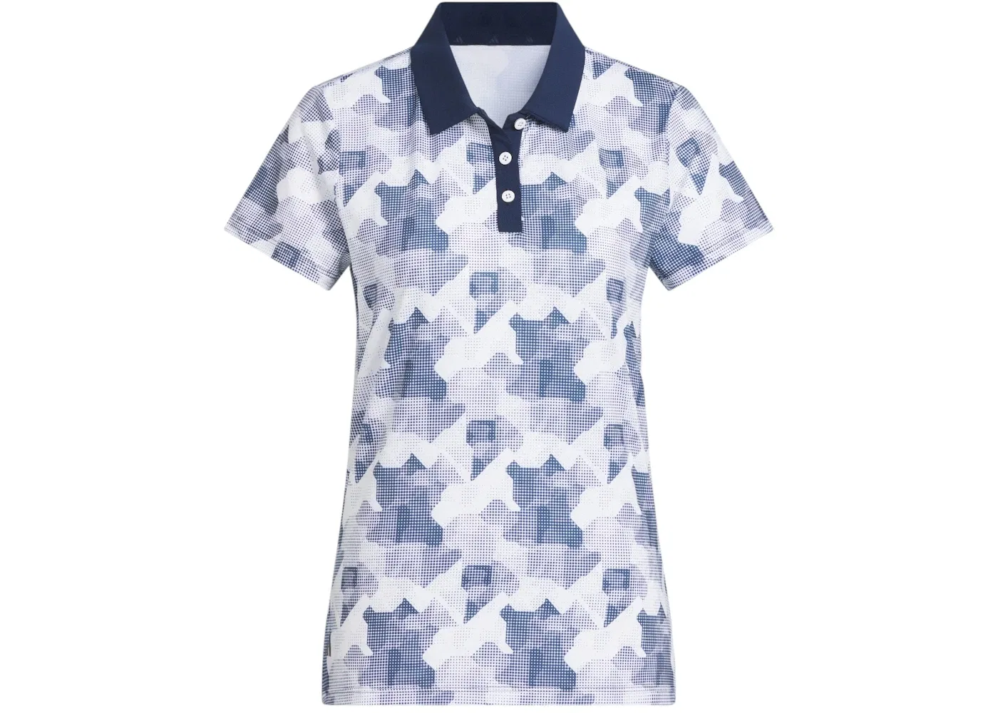 Женская рубашка поло с принтом Ultimate365 Printed Polo Shirt Adidas, цвет Collegiate Navy