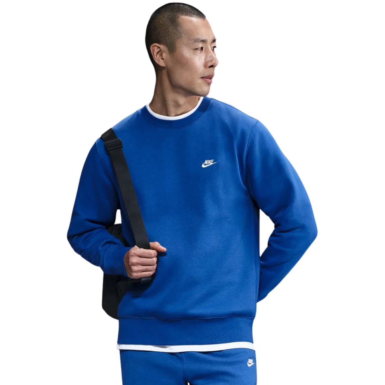 Мужской свитшот классический Nike Club BB, Синий