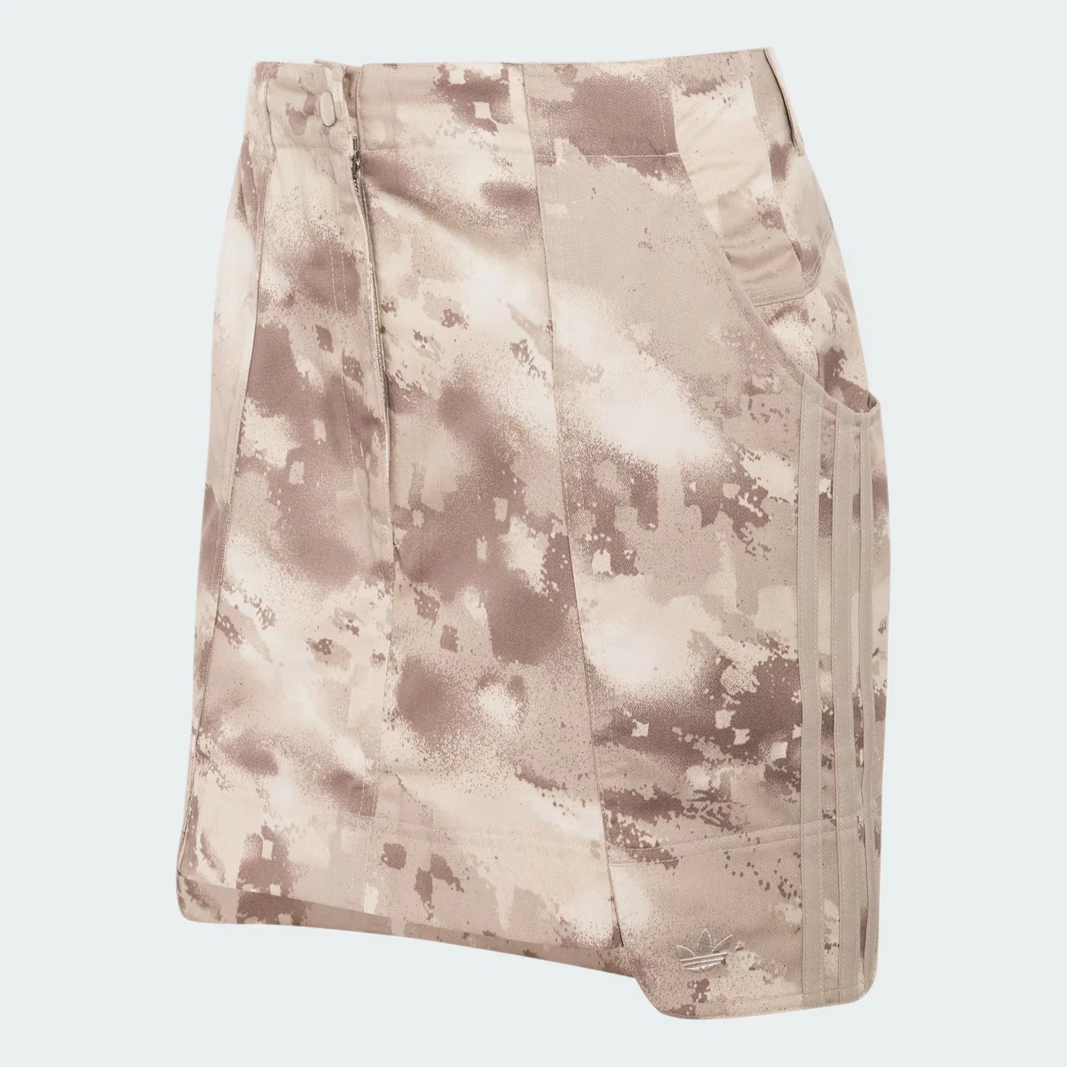 Женская юбка-карго с застежкой на пуговицы Cargo Skirt Adidas Originals, мультиколор/wonder beige — фото 4