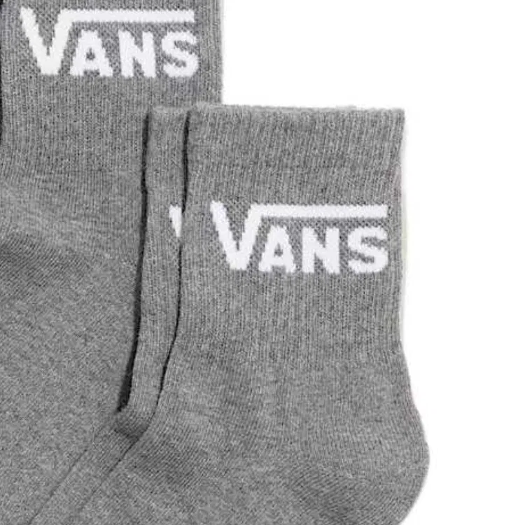 Детские носки до середины икры с принтом Half Crew, комплект из 3 пар, Vans, Gray — фото 3