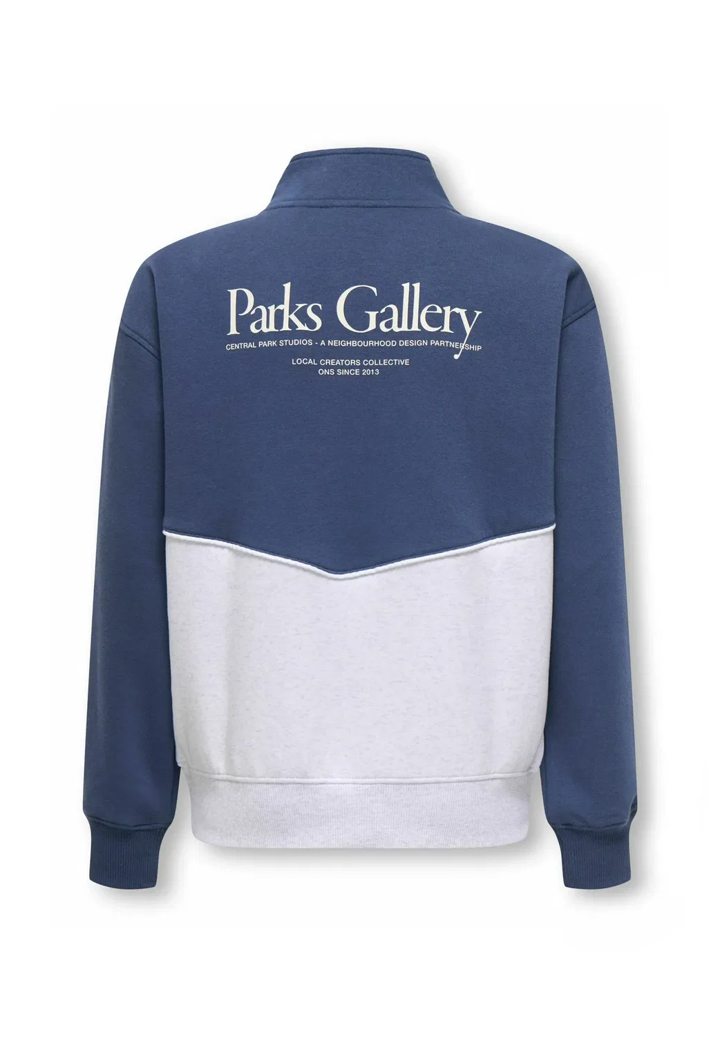 Флисовая толстовка osjceres sweatshirt - sweatshirt Only & Sons Junior, Super Light Grey Melange — фото 2