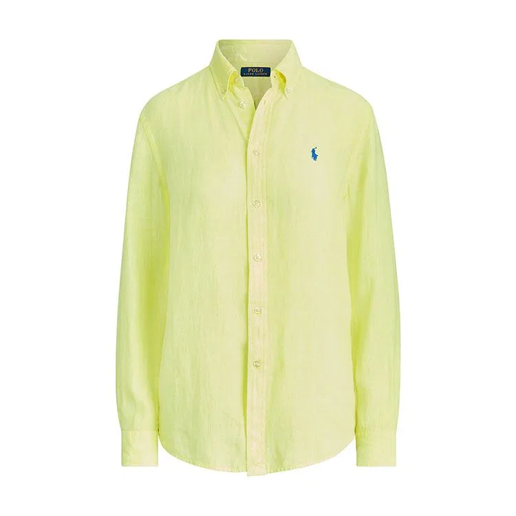 Женская рубашка свободного кроя Polo Ralph Lauren, Yellow