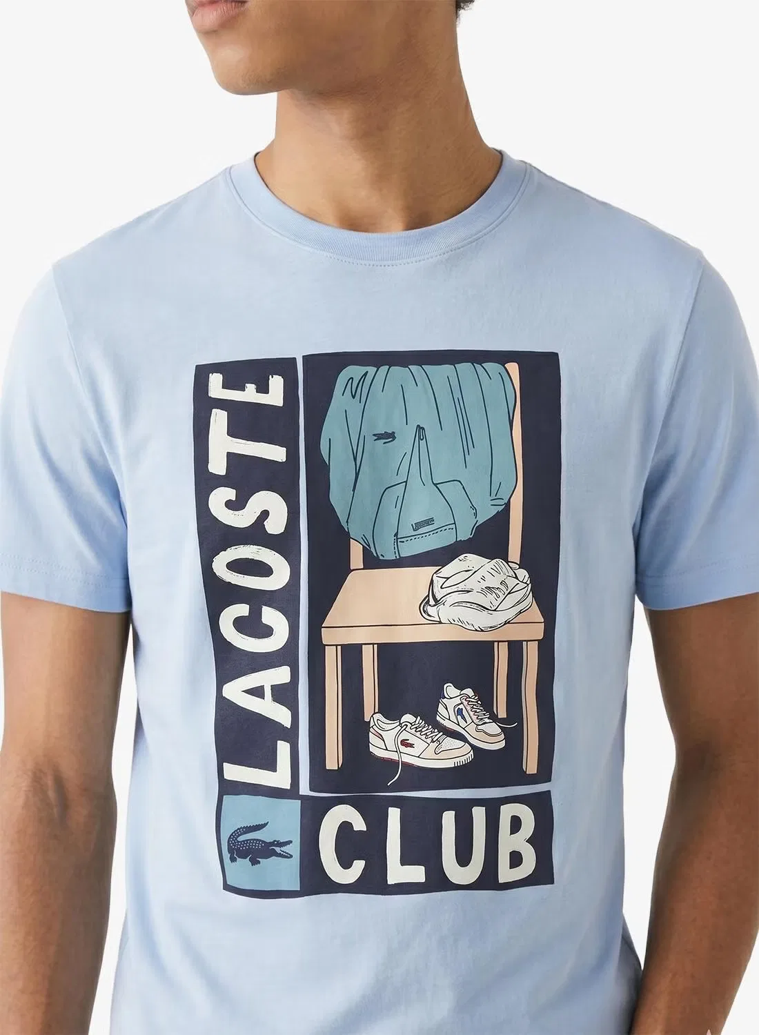 Футболка с высоким воротом Lacoste, афилла — фото 3