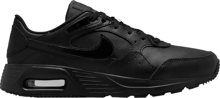 

Кроссовки Nike Air Max SC Leather 'Triple Black', черный