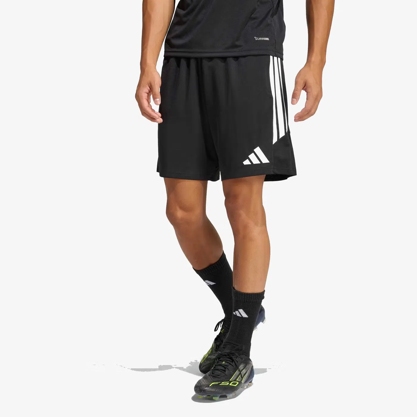 Шорты тренировочные с поясом на шнурке Tiro 26 League Adidas, черный — фото 3