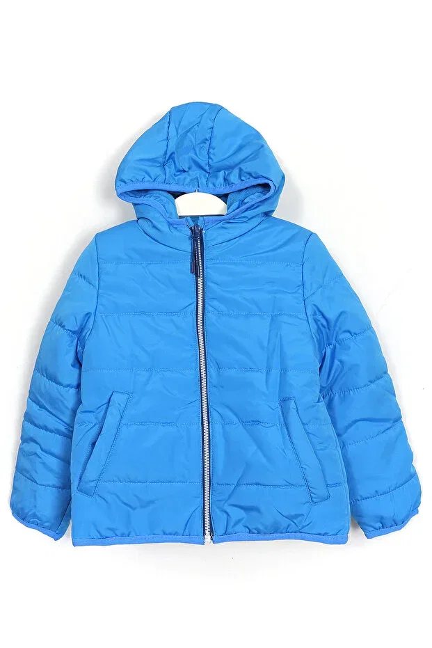 Детское пальто для девочек с капюшоном Dobakids, Blue