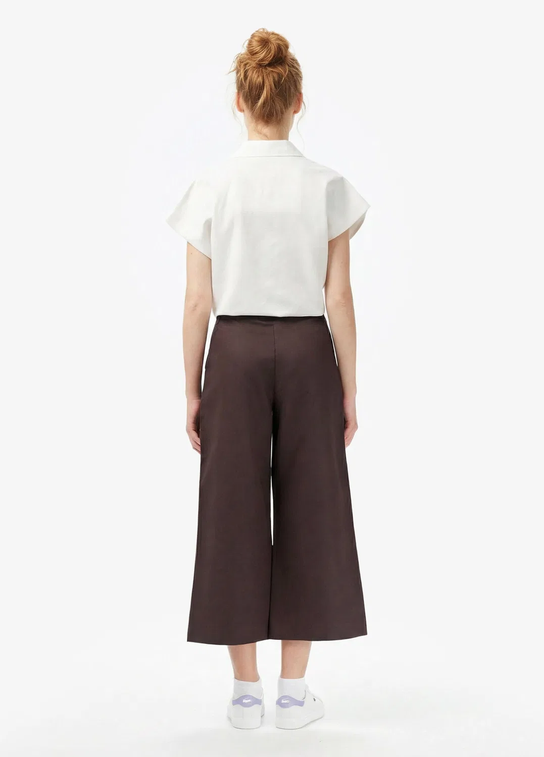 Брюки женские Lacoste Relaxed Fit, коричневые — фото 2