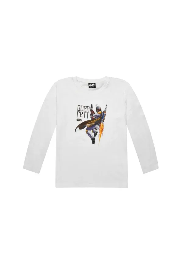 Футболка с принтом Long sleeved top Star Wars белый