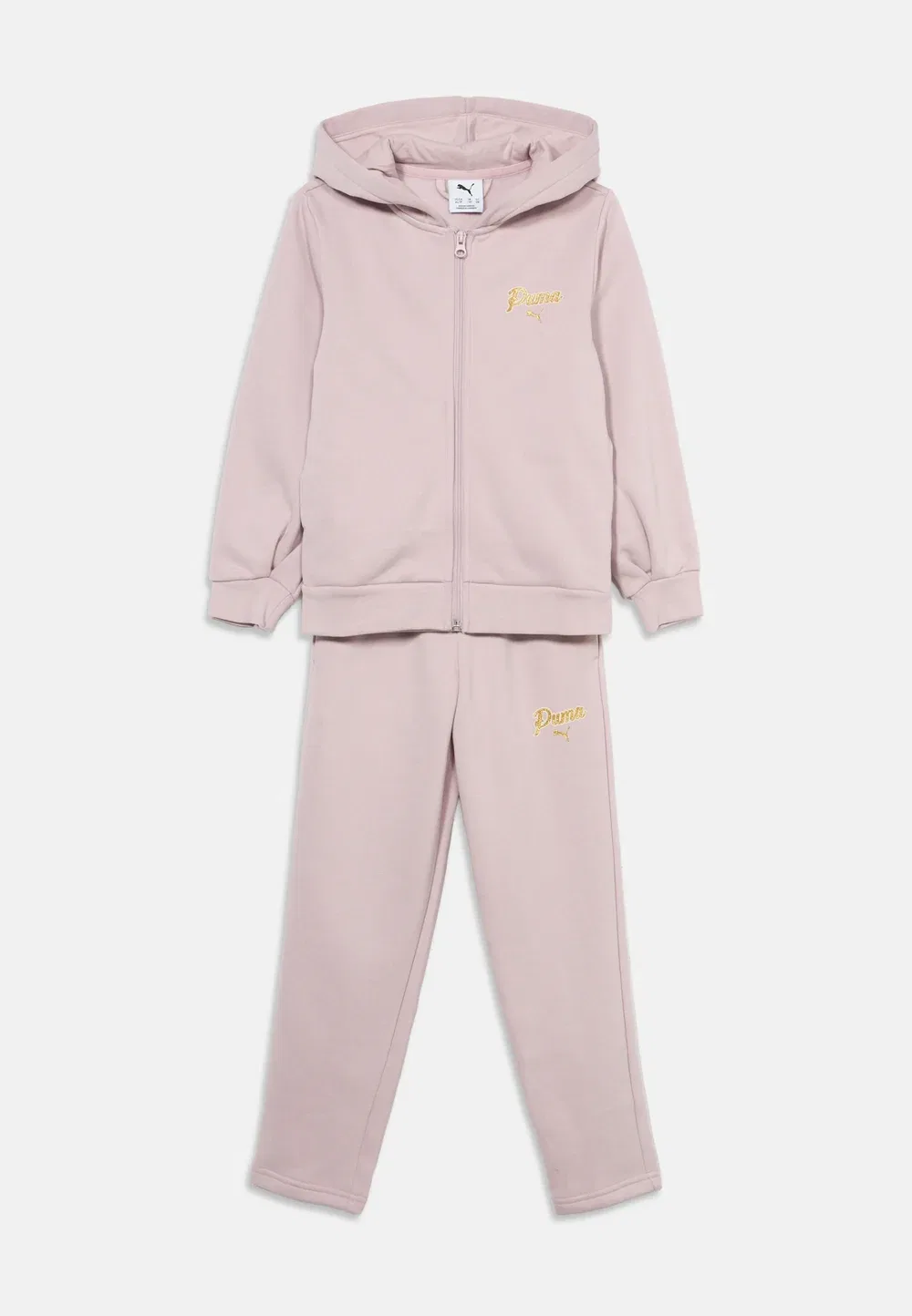 Универсальный спортивный костюм с блестками и надписью Puma, Misty Pink — фото 3
