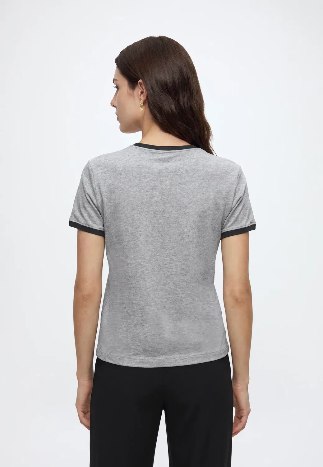 Футболка с принтом «Очень странные дела» Gap, B30 Grey Heather — фото 3