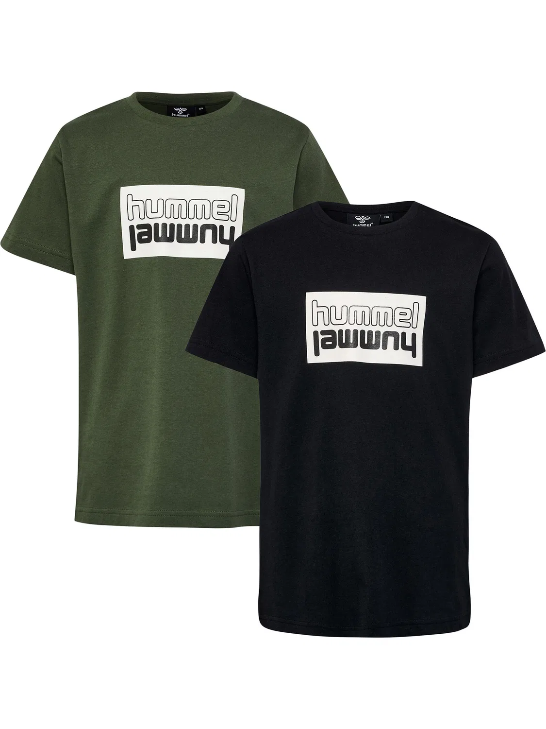 Детская футболка с круглым вырезом HMLDUO Hummel, Черный