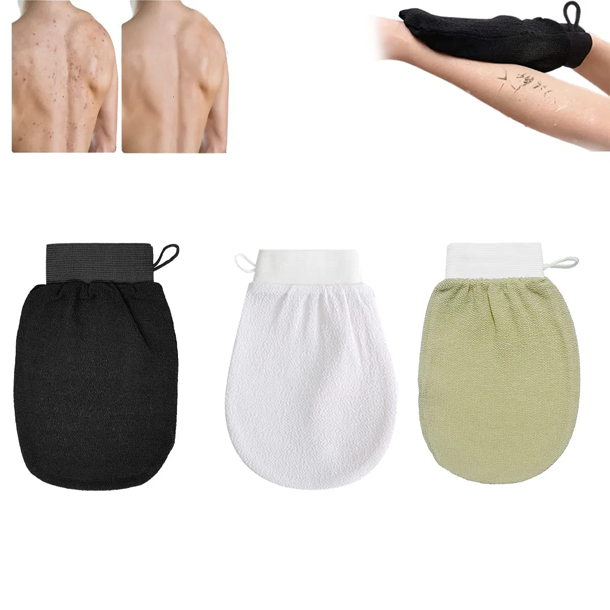 Перчатка для пилинга Cheekyglo Hautpeeling-Handschuh EFRANO, 3 шт