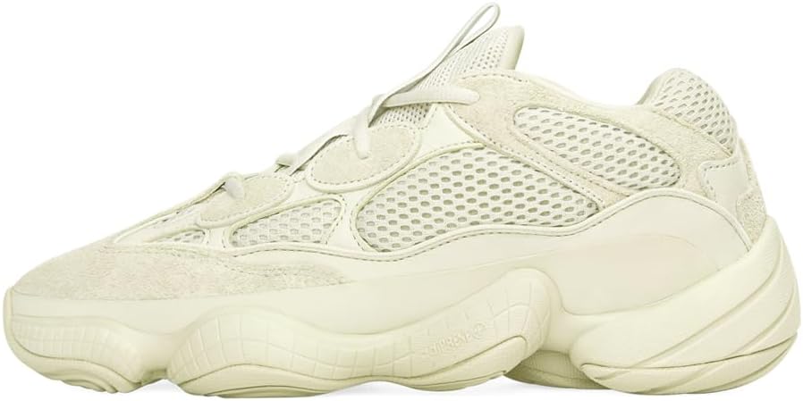 Мужские кроссовки adidas Yeezy 500 на шнуровке, желтый — фото 2