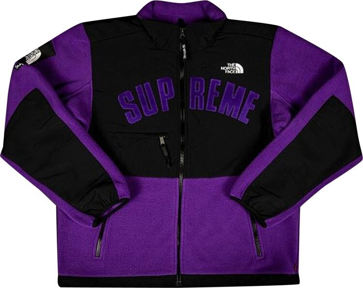 Куртка Supreme x The North Face Arc Logo Denali Fleece Jacket 'Purple', фиолетовый — фото 2