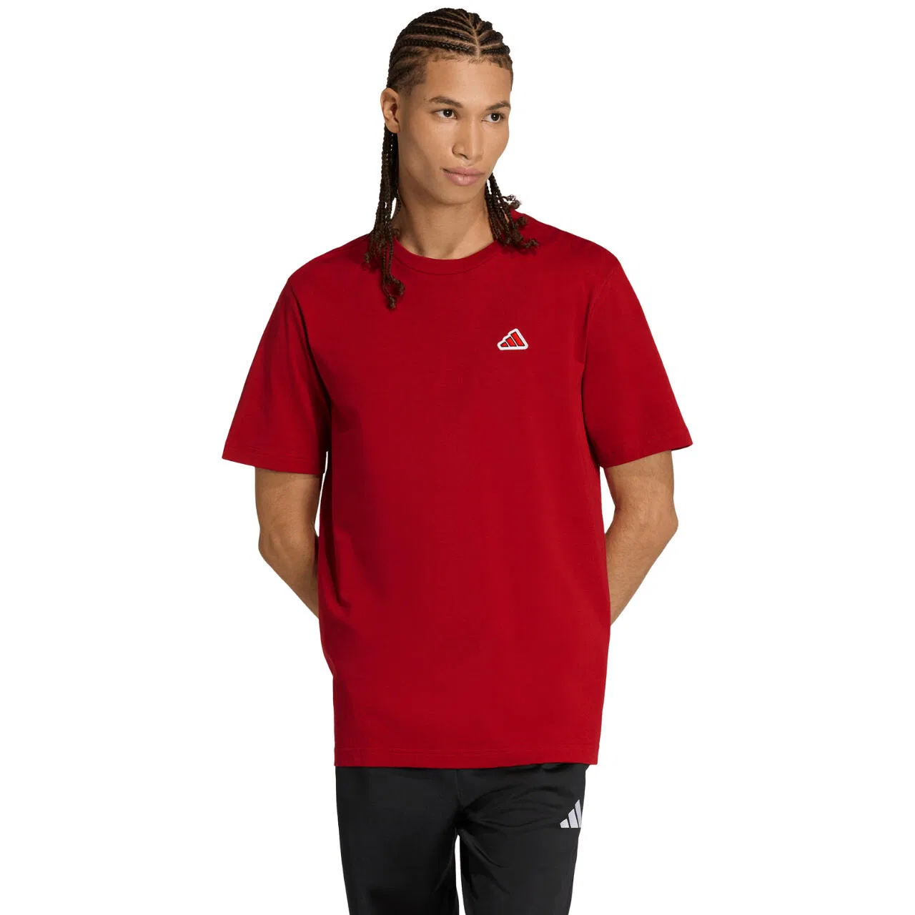 Мужская футболка с принтом Color Icon Graphic Adidas, Rot