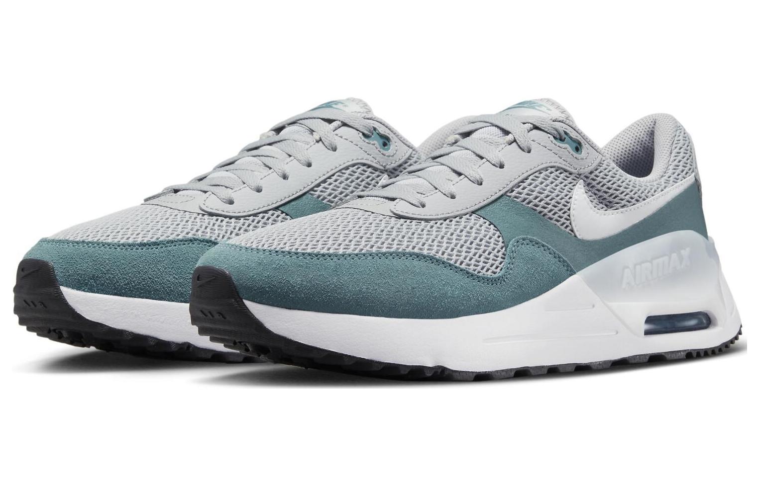 Кроссовки Nike Air Max SYSTM, серый/бирюзовый — фото 3