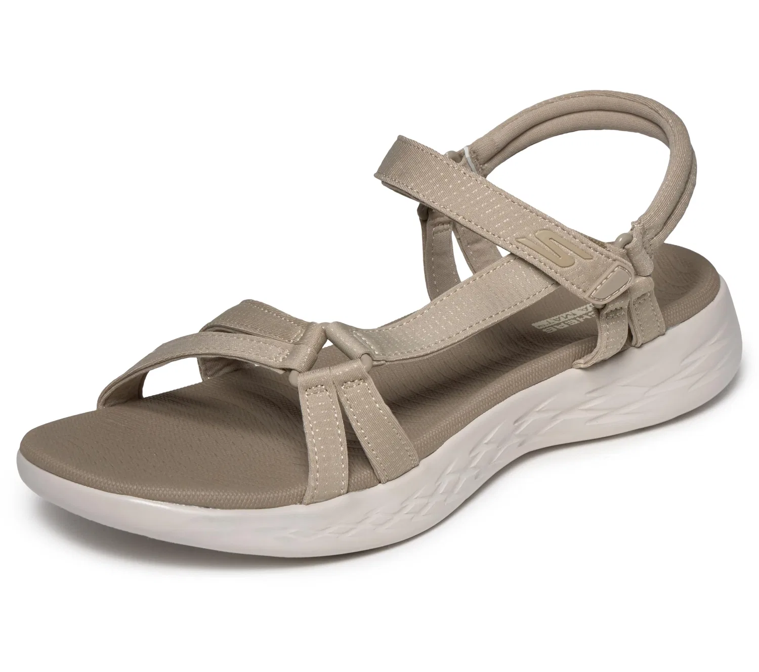 Детские сандалии для девочек с ремешками On-the-go 600 Brilliancy Skechers, Beige White