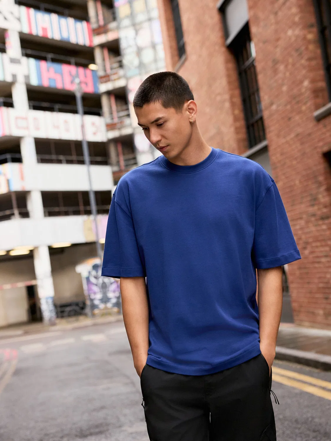 Футболка Relaxed Fit Heavyweight Next, синий