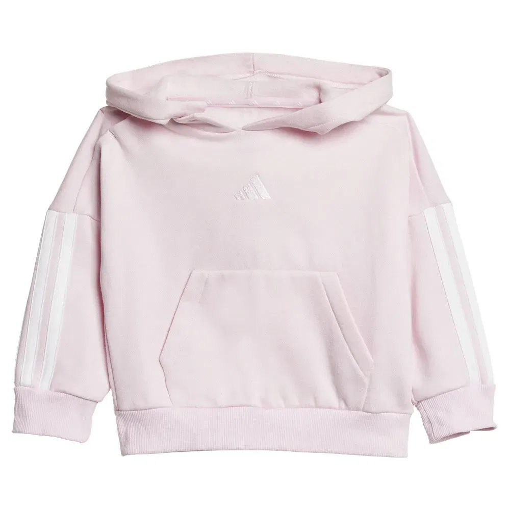 Комплект спортивных штанов и худи Adidas, зеленый — фото 2