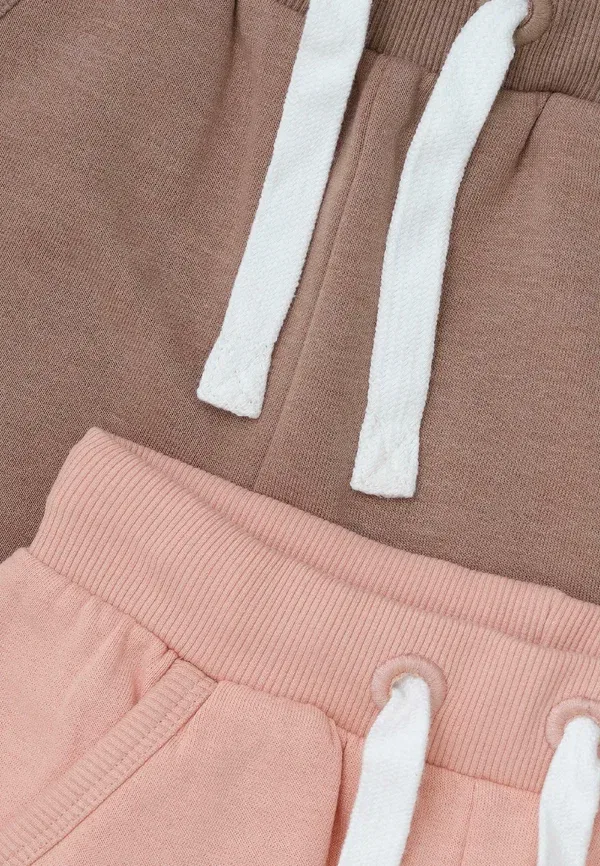 Брюки хлопковые Migirls 2 pack 2 pack - tracksuit bottoms Minymo Fossil — фото 4