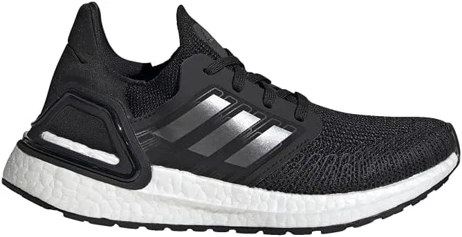Детские беговые кроссовки Ultraboost 20, Black/Night Metallic/White — фото 2
