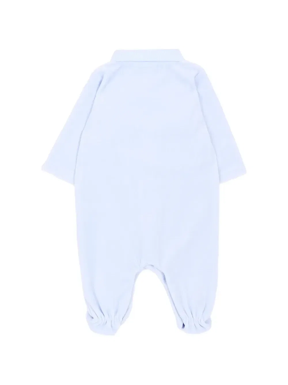 Комбинезон-слип с воротником и принтом с логотипом Boss Kidswear, синий — фото 2