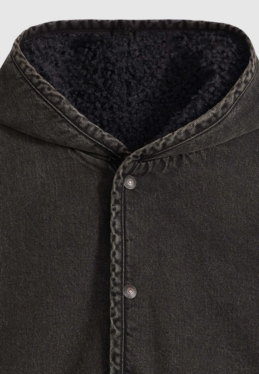 Куртка LEVI'S Between-Season 'DECK' из черного денима — фото 2