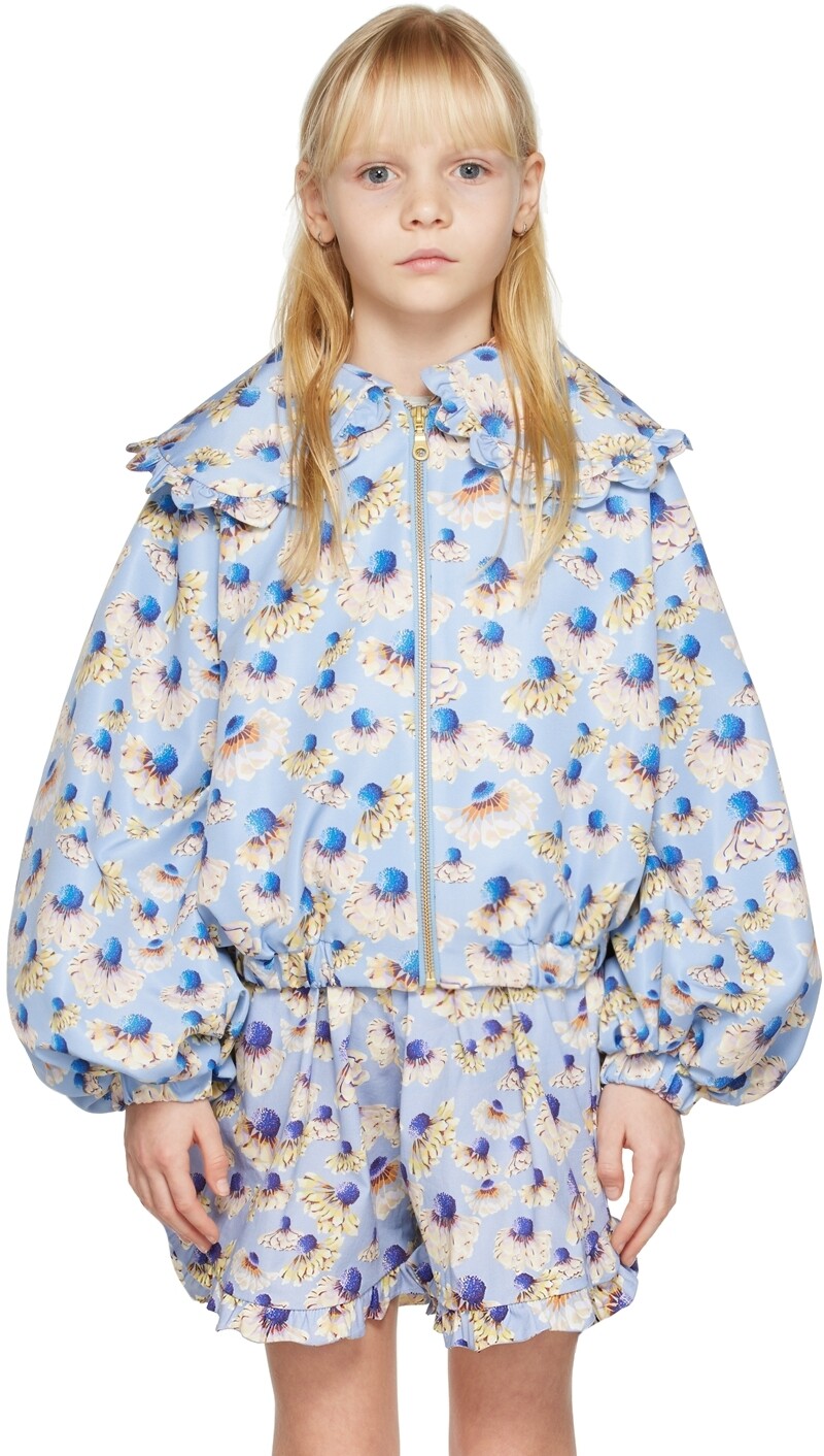 

SSENSE Эксклюзивная детская синяя куртка Agnes Kika Vargas, Синий, SSENSE Эксклюзивная детская синяя куртка Agnes Kika Vargas